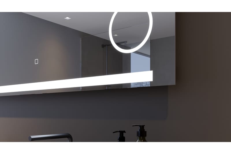 Kolerud Badrumsspegel 60 cm LED-belysning - Hus & renovering - Kök & bad - Badrum - Badrumsmöbler & badrumsinredning - Badrumsspegel