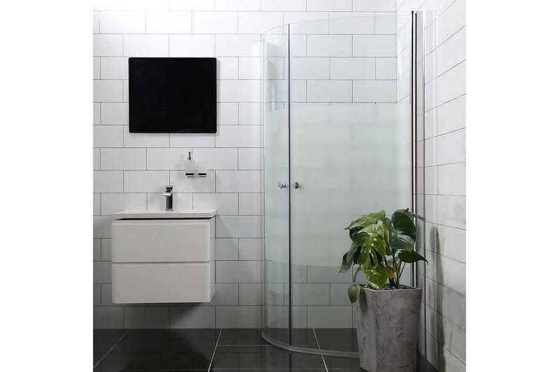 Bathlife Mångsidig Duschhörn Rund Dörr 45° 100x100 cm
