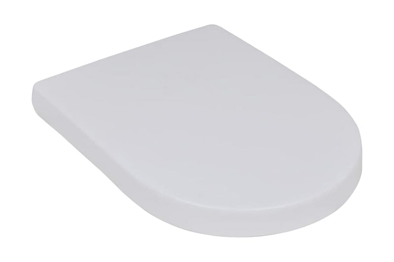 Toalettsitsar med mjuk stängning 2 st plast vit - Vit - Inredning - Speglar - Väggspegel