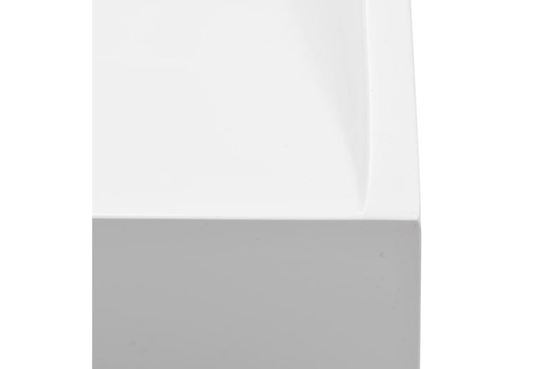 Handfat 60x38x11 cm mineralgjuten vit - Vit - Hus & renovering - Kök & bad - Badrum - Tvättställ & handfat - Enkelhandfat