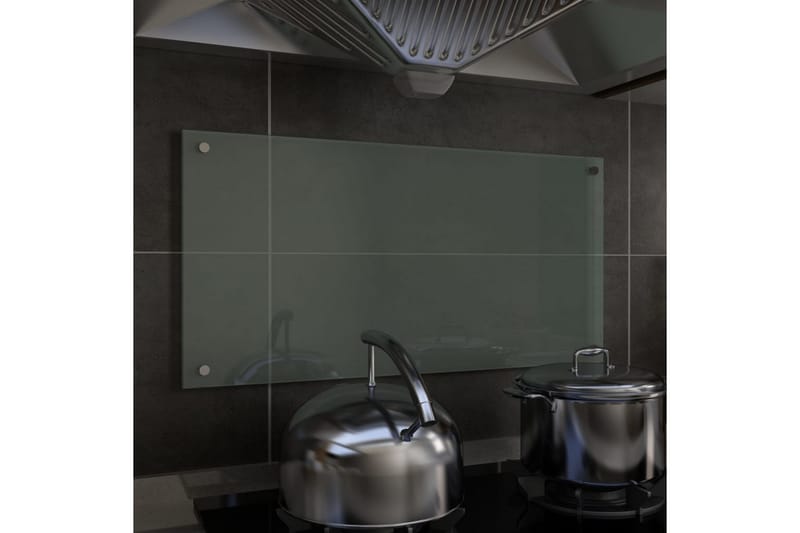 Stänkskydd vit 80x40 cm härdat glas - Vit - Hus & renovering - Kök & bad - Kök & tvättstuga - Köksinredning - Stänkskydd kök