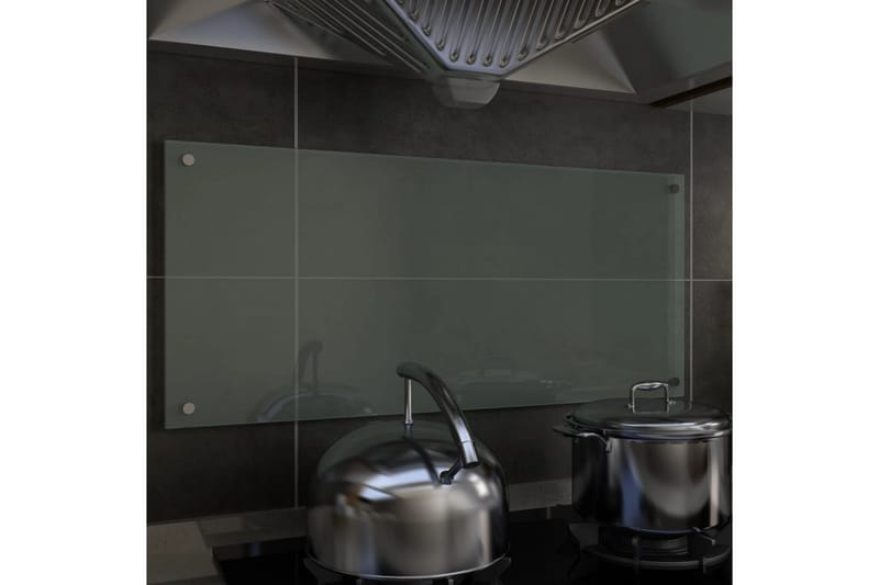 Stänkskydd vit 90x40 cm härdat glas - Vit - Hus & renovering - Kök & bad - Kök & tvättstuga - Köksinredning - Stänkskydd kök