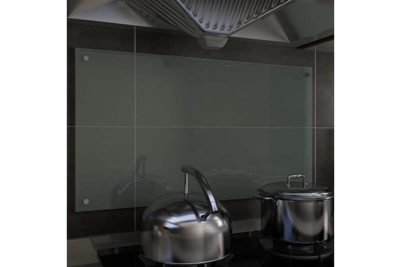 Stänkskydd vit 90x50 cm härdat glas - Vit - Hus & renovering - Kök & bad - Kök & tvättstuga - Köksinredning - Stänkskydd kök