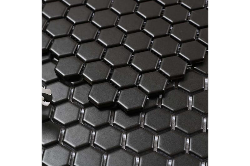 Mosaik Hexagon Black 26X30 - Hus & renovering - Kök & bad - Kakel & klinker - Mosaik