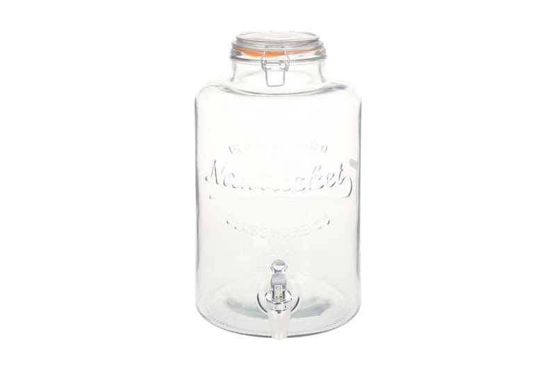 Glasbehållare XXL med tappkran transparent 8 L - Transparent - Hushåll - Matlagning & Bakning - Köksredskap & kökstillbehör - Övriga köksredskap