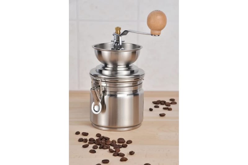 HI Manuell kaffekvarn rostfritt stål - Silver - Hushåll - Matlagning & Bakning - Köksredskap & kökstillbehör