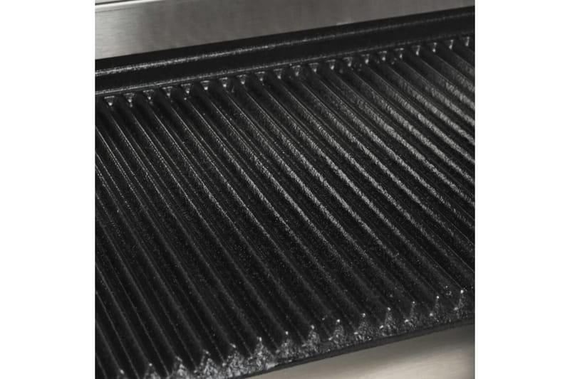 Paninigrill rostfritt stål 1800 W 31x30,5x20 cm - Silver - Hushåll - Matlagning & Bakning - Köksredskap & kökstillbehör