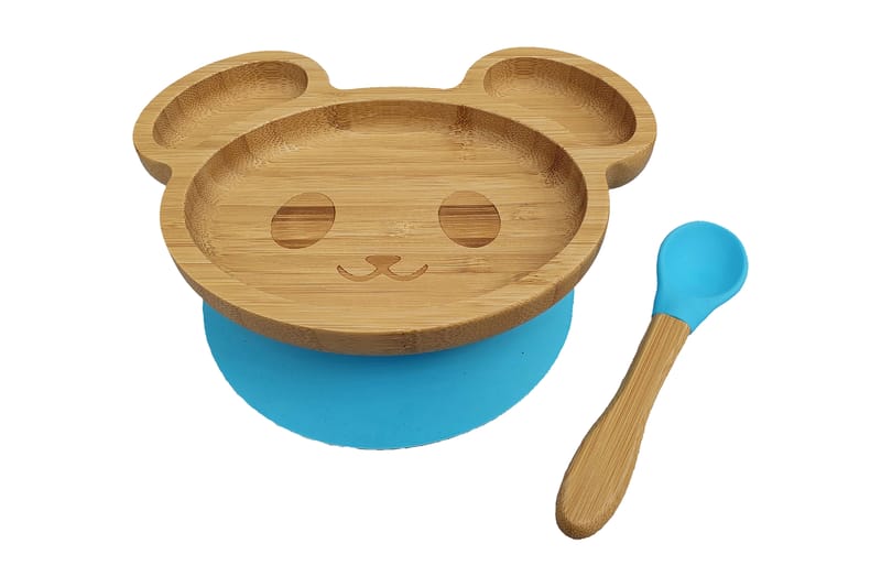 Matset bambu mus blå - Blå - Hushåll - Personvård & hälsa - Babyprodukter - Barnmugg