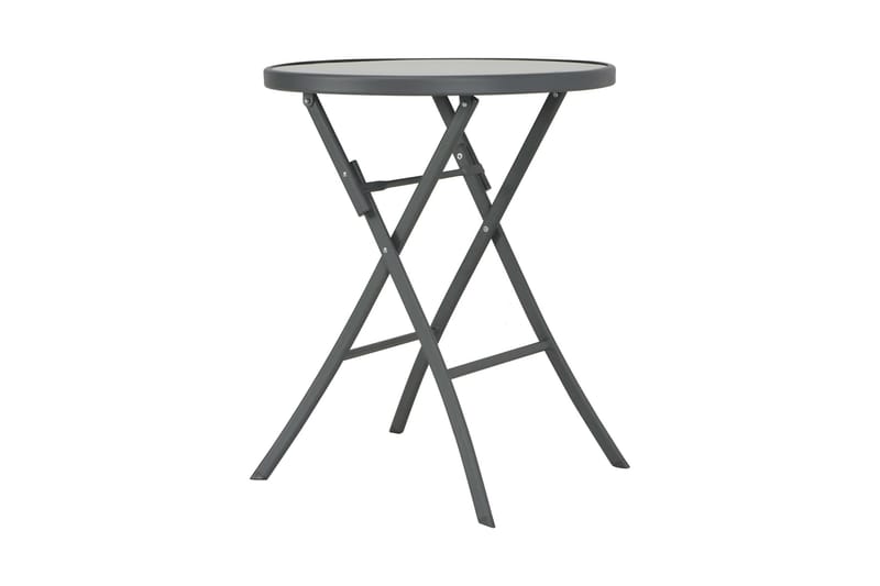 Hopfällbart cafébord grå 60x70 cm glas och stål - Grå - Hushåll - Personvård & hälsa - Massage & välbefinnande - Massageverktyg - Massagerulle