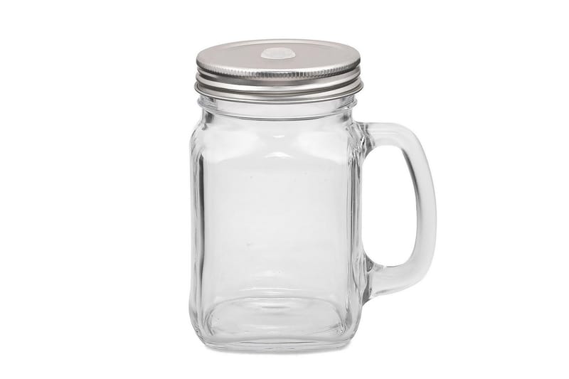 Dereici Vattenglas med Lock - Glas/Silver - Hushåll - Servering & Dukning - Dricksglas