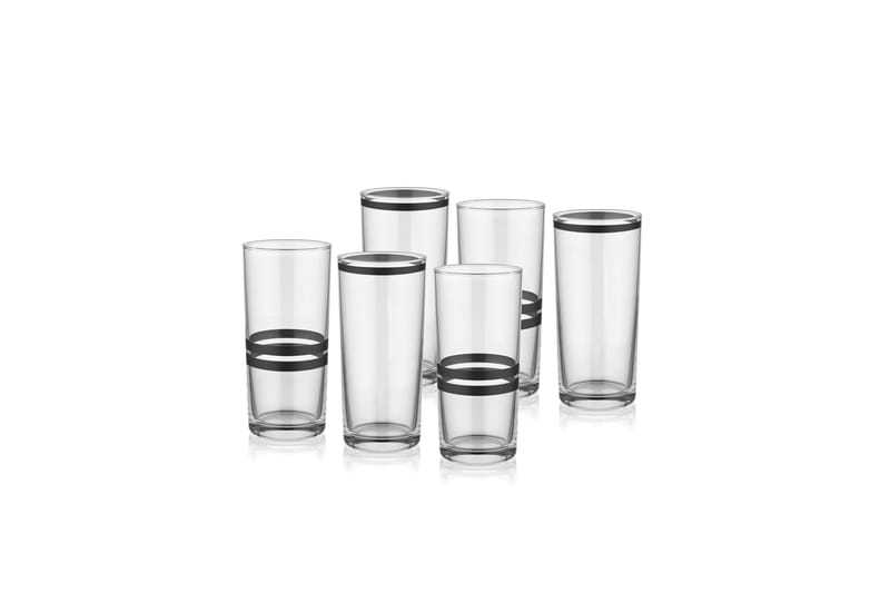 Vattenglas - Svart - Hushåll - Servering & Dukning - Dricksglas - Vattenglas