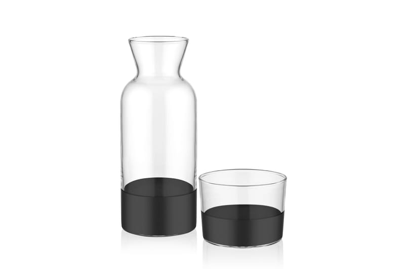 Vattenkaraff - Svart - Hushåll - Servering & Dukning - Karaff & tillbringare - Tillbringare glas