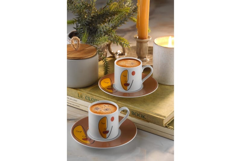 Mahasim Kaffekopp 4-delar - Flerfärgad - Hushåll - Servering & Dukning - Porslin
