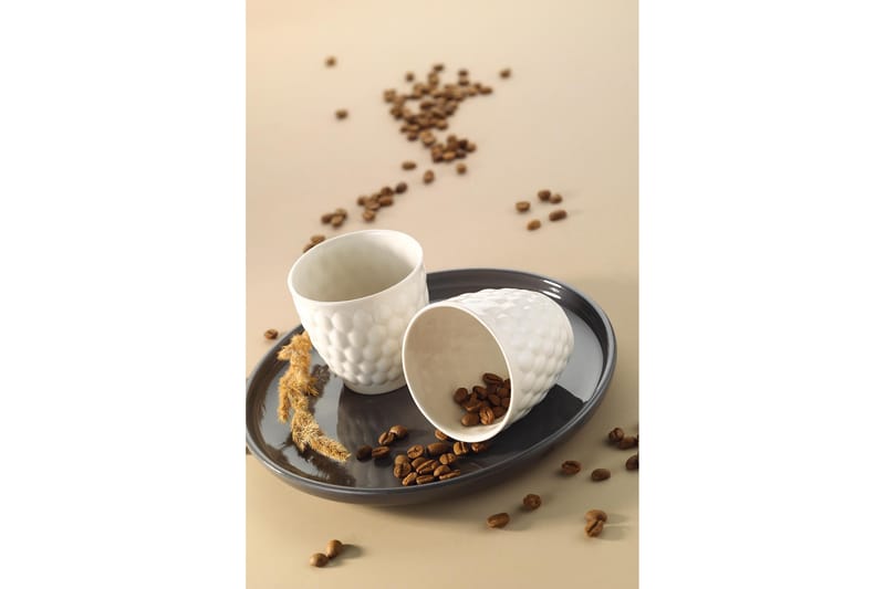 Mahta Kaffekopp 2-delar - Creme - Hushåll - Servering & Dukning - Porslin