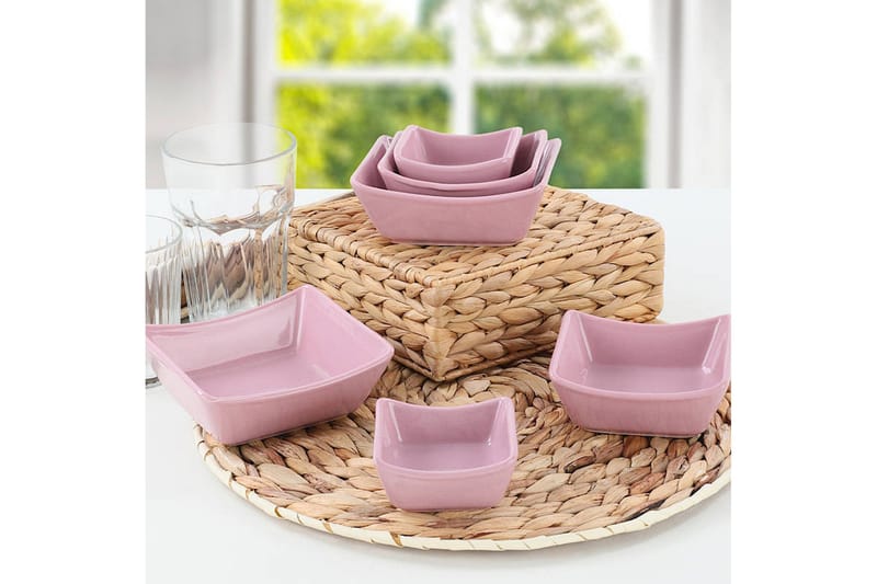 Assietter - Violett - Hushåll - Servering & Dukning - Tallrikar & skålar - Fyrkantiga tallrikar