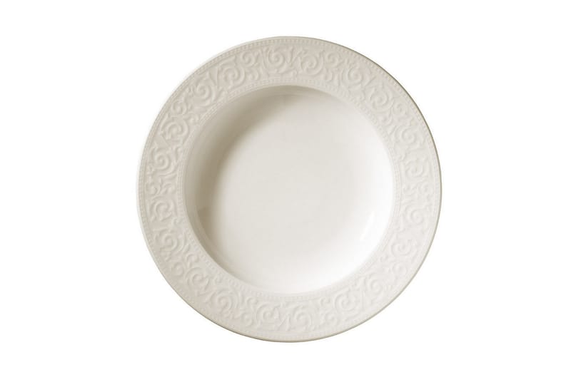 Kütahya Middagsservis 24 Delar Porslin - Vit - Hushåll - Servering & Dukning - Tallrikar & skålar