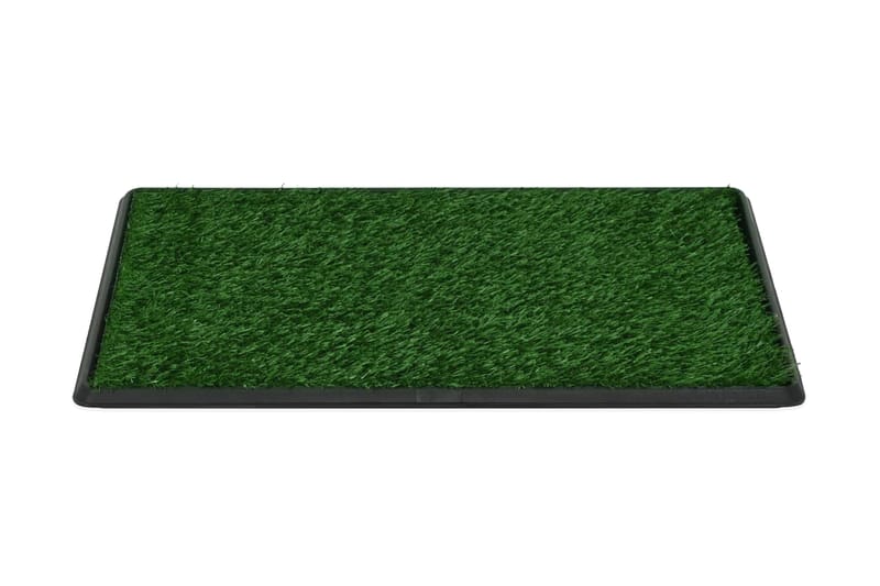 Djurtoalett med tråg & konstgräs grön 76x51x3 cm WC - Hushåll - Städ & klädvård - Källsortering & avfallshantering - Hundbajspåsar