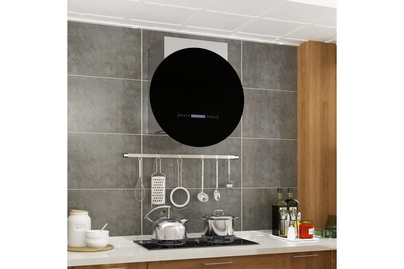 Väggmonterad köksfläkt med LCD 756 m³/tim LED - Silver - Hushåll - Vitvaror - Köksfläkt & spisfläkt - Underbyggnadsfläkt