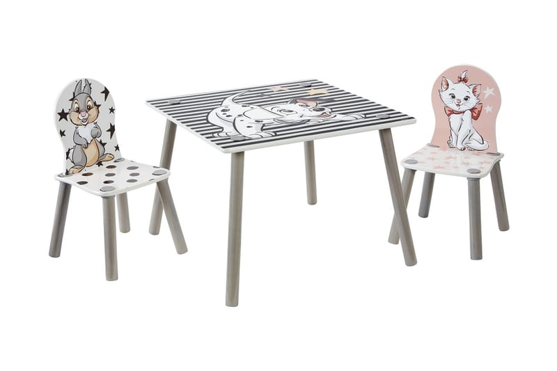 Disney Klassiker Barnbord + 2stol - Möbler - Barnmöbler - Barnbord - Aktivitetsbord - Lekbord