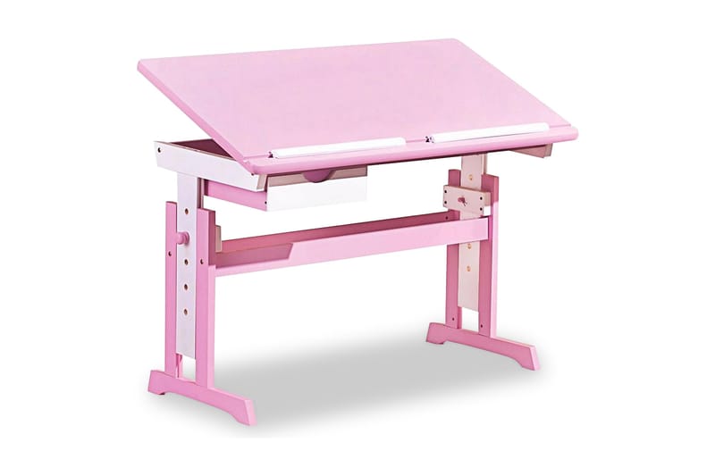 Dreyfus Skrivbord Barn - Rosa/Vit - Möbler - Barnmöbler - Barnbord - Skrivbord barn