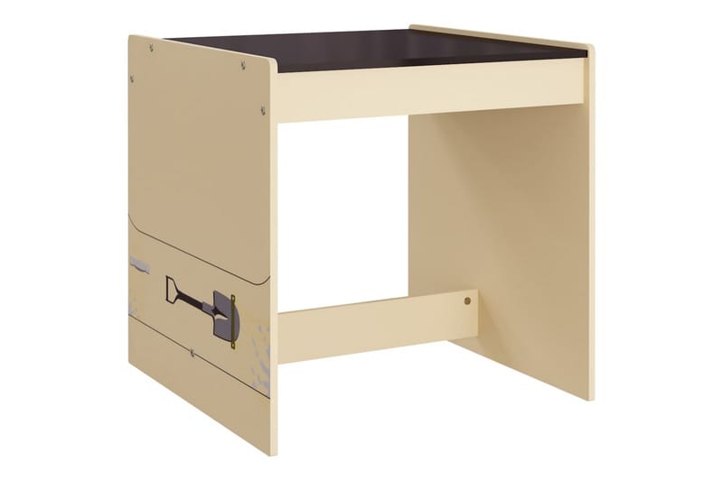 Barnbord och stolar 3 delar terrängbil MDF - Beige - Möbler - Barnmöbler - Barnbord