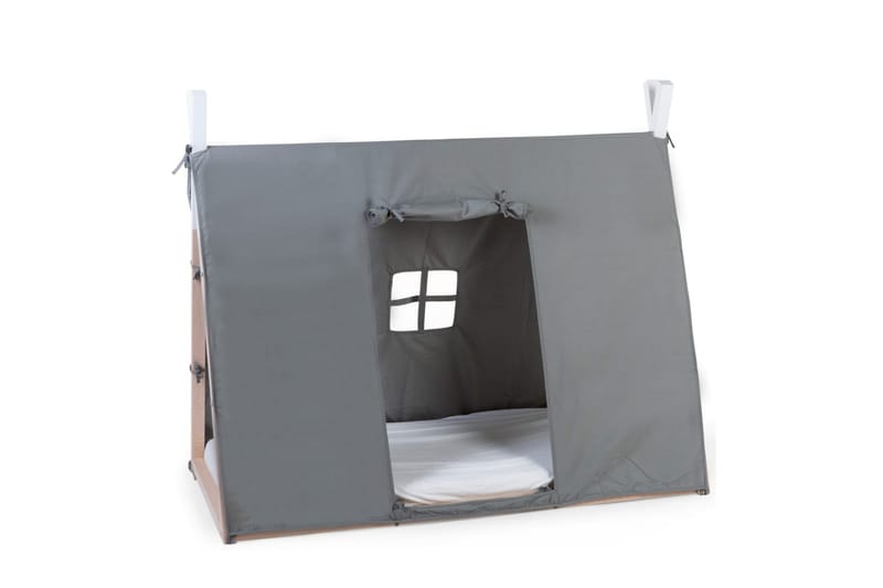 CHILDHOME Sängöverdrag tipi 70x140 cm grå - Mörkgrå - Möbler - Barnmöbler - Barnsäng & juniorsäng - Hussäng