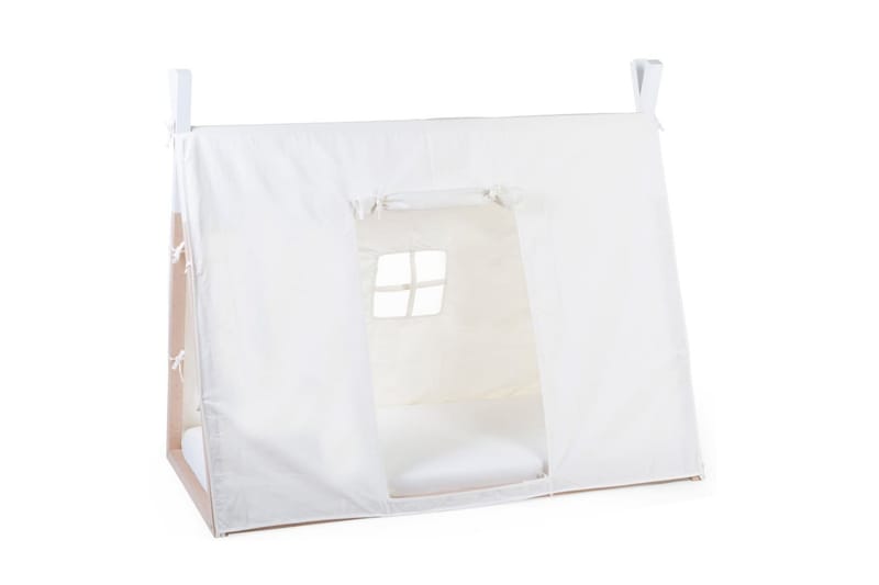 CHILDHOME Sängöverdrag tipi 70x140 cm vit - Antikvit - Möbler - Barnmöbler - Förvaring barnrum - Leksaksförvaring - Förvaringspåse barn