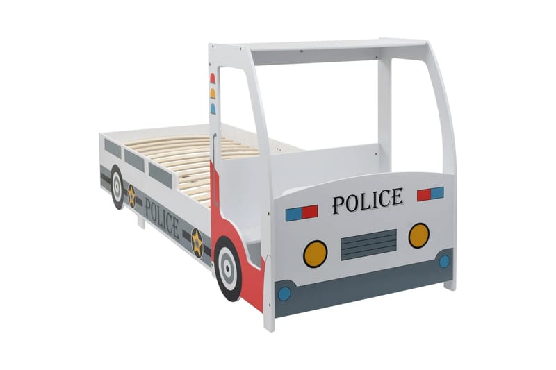 Barnsäng polisbil med skrivbord 90x200 cm - Flerfärgad - Möbler - Barnmöbler - Barnsäng & juniorsäng