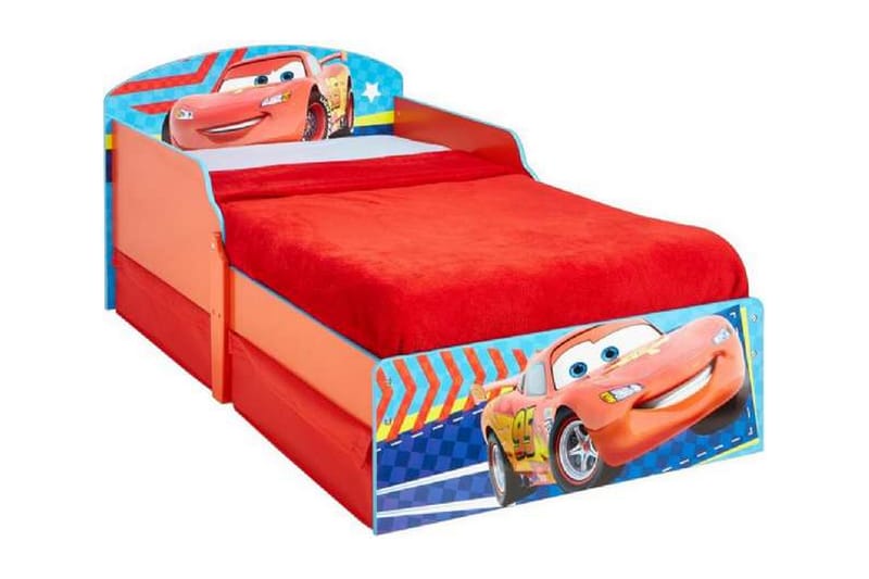 Cars juniorsäng utan madrass - Röd/Blå - Textil & mattor - Barntextilier