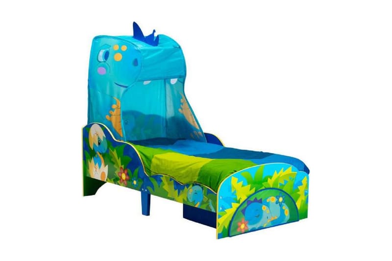 Dinosaur Junior säng utan madrass - Blå/Grön - Möbler - Barnmöbler - Barnsäng & juniorsäng