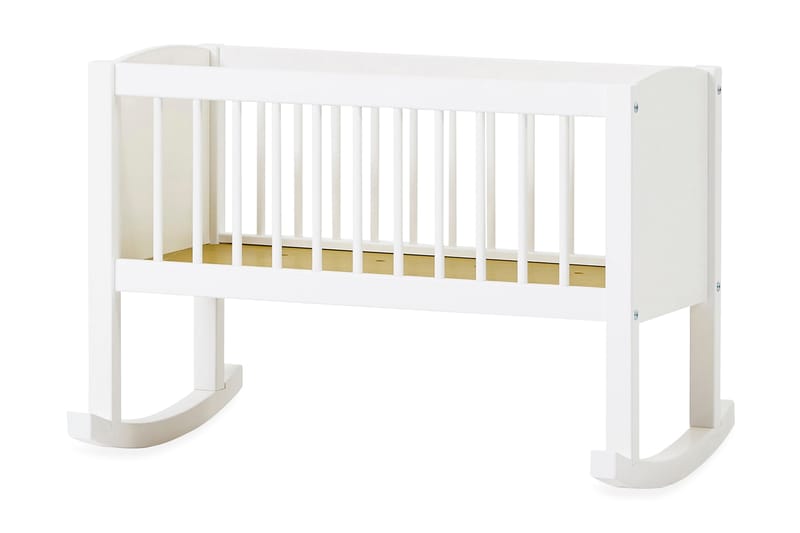 Hoppekids Spjälsäng/Bänk 40x80 cm - Vit - Möbler - Barnmöbler - Förvaring barnrum - Leksaksförvaring - Förvaringspåse barn