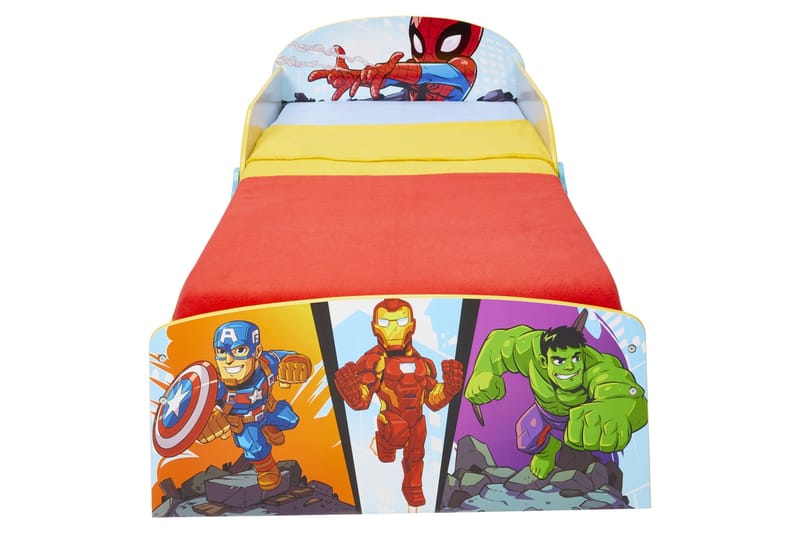 Marvel Superhjältar Barnsäng med Lådar - Möbler - Barnmöbler - Barnsäng & juniorsäng