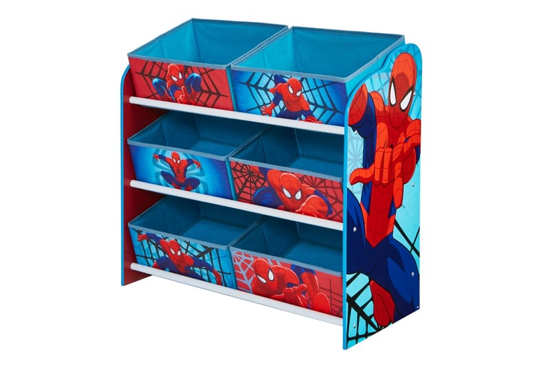 Spiderman Leksakslåda Blå/Röd - Möbler - Barnmöbler - Förvaring barnrum - Hylla barnrum