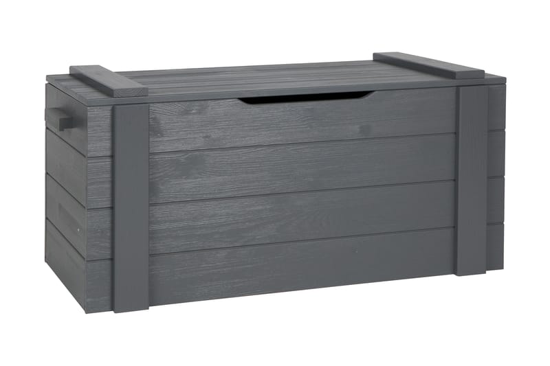 Tenney Förvaringslåda 90 cm - Stålgrå - Möbler - Barnmöbler - Förvaring barnrum - Leksaksförvaring - Leksakslåda