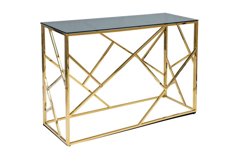 Escadan Konsollbord 120 cm - Glas/Guld - Möbler - Bord - Avlastningsbord & hallbord
