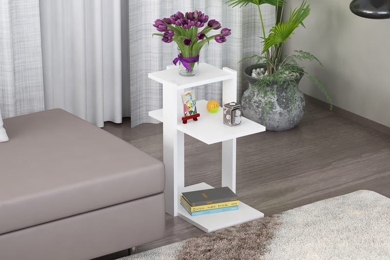 Asillane Sidobord - Vit - Möbler - Bord & matgrupper - Avlastningsbord - Brickbord & småbord