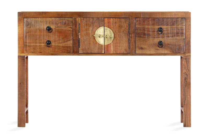 Avlastningsbord 120x30x80 cm massivt akaciaträ - Brun - Möbler - Bord & matgrupper - Avlastningsbord - Brickbord & småbord