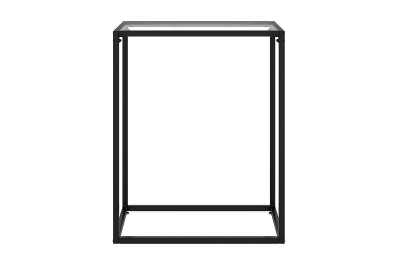 Avlastningsbord transparent 60x35x75 cm härdat glas - Transparent - Möbler - Bord & matgrupper - Avlastningsbord - Lampbord