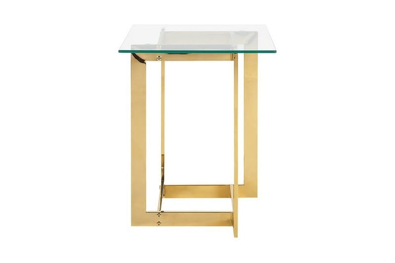 Crystal Sidobord 40 cm - Guld - Möbler - Bord & matgrupper - Avlastningsbord - Lampbord