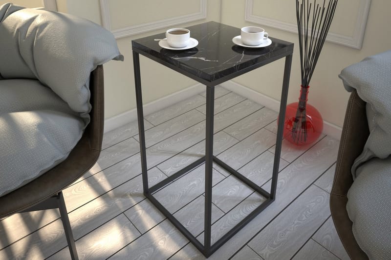 Falan Sidobord 35 cm - Svart/Vit - Möbler - Bord & matgrupper - Avlastningsbord - Brickbord & småbord