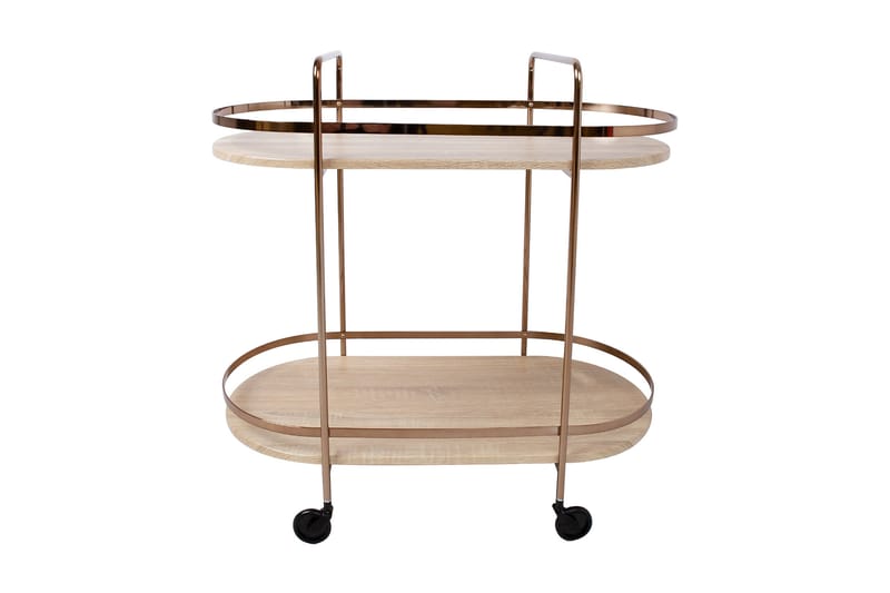 Genova Serveringsbord 80x42x80 cm Ljusbrun - Möbler - Bord & matgrupper - Avlastningsbord - Brickbord & småbord