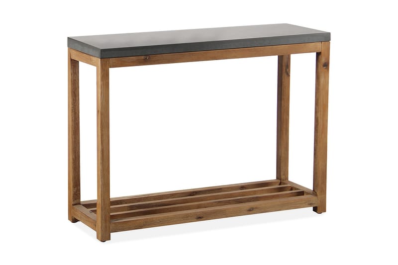 Hylla SANDSTONE 87x28xH60cm grå fibercement - Möbler - Bord & matgrupper - Avlastningsbord - Brickbord & småbord