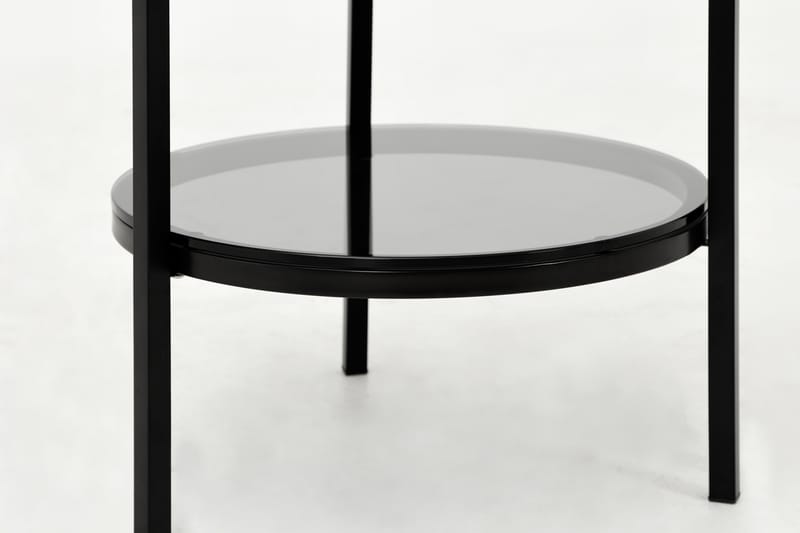 Marise Sidobord 50 cm Runt - Vit/Svart - Möbler - Bord & matgrupper - Avlastningsbord & sidobord - Brickbord & småbord