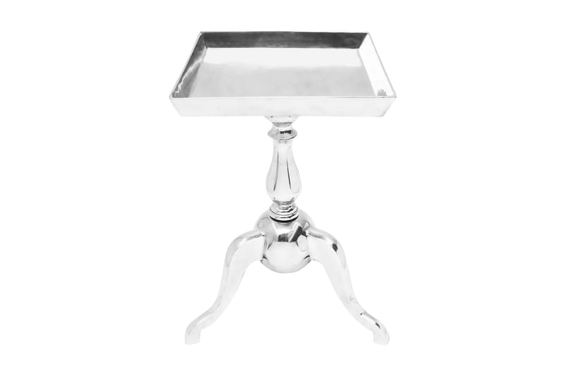 Sidobord fyrkantigt aluminium silver - Silver - Möbler - Bord & matgrupper - Avlastningsbord & sidobord - Lampbord