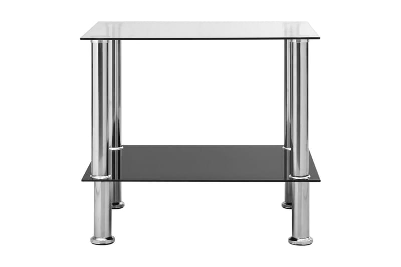 Sidobord genomskinligt 45x50x45 cm glas - Transparent - Möbler - Bord & matgrupper - Avlastningsbord - Lampbord