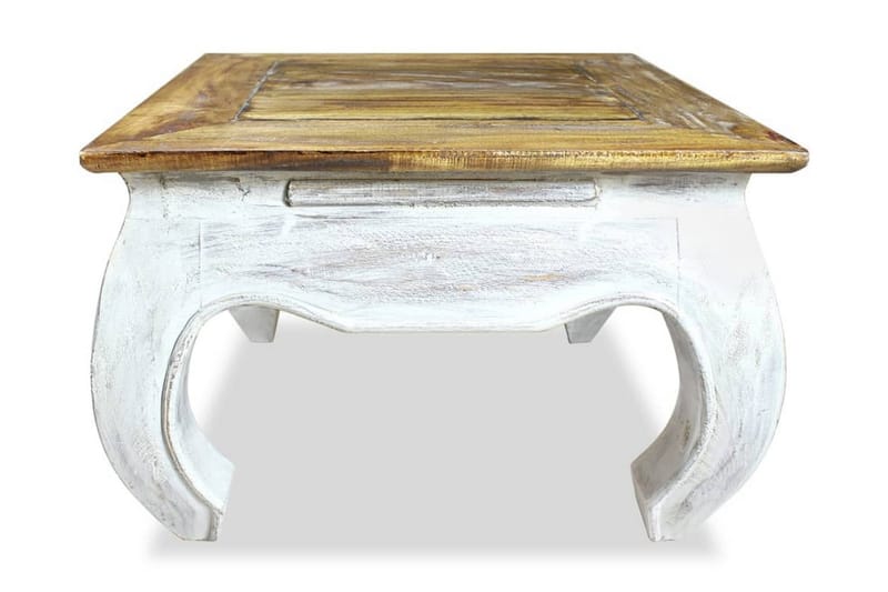 Sidobord i massivt återvunnet trä 50x50x35 cm - Brun - Möbler - Bord & matgrupper - Avlastningsbord - Brickbord & småbord