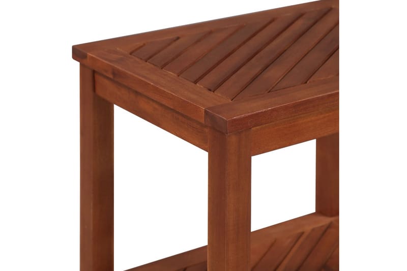 Sidobord massivt akaciaträ 45x33x45 cm - Brun - Möbler - Bord & matgrupper - Avlastningsbord - Brickbord & småbord