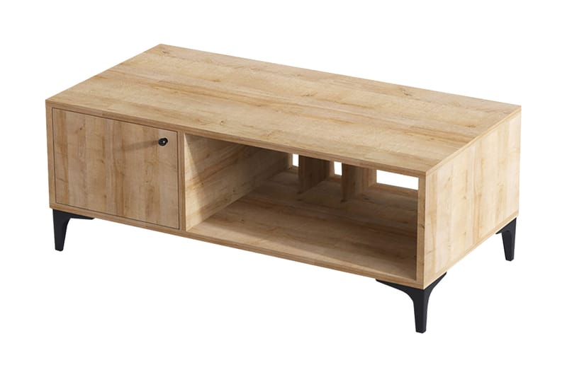 Veliki Brickbord 100 cm - Natur/Svart - Möbler - Bord & matgrupper - Avlastningsbord - Brickbord & småbord