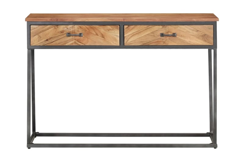 Avlastningsbord 110x35x75 cm massivt akaciaträ - Brun - Möbler - Bord & matgrupper - Avlastningsbord - Brickbord & småbord