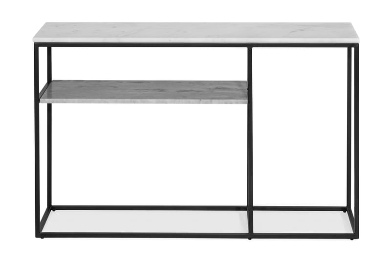 Carrie Avlastningsbord 120 cm Marmor - Vit/Grå/Svart - Möbler - Bord & matgrupper - Avlastningsbord - Brickbord & småbord